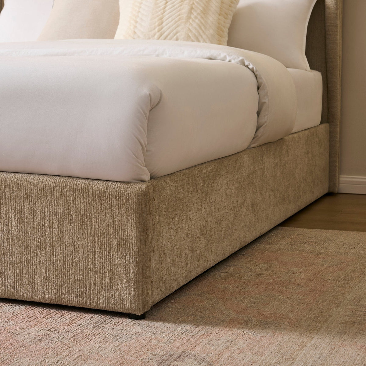 Berkeley Ottoman Storage Bed - Textured Oatmeal — view 7