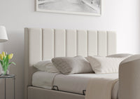 Berkley Upholstered Arran Natural Ottoman TV Bed - Bed Frame Only – image 4 of 10