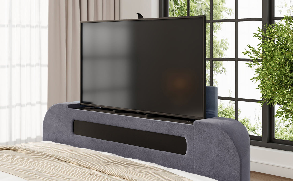 Amber 4.1 Multimedia Ottoman Storage TV Bed Frame — view 8