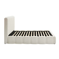 Cheshire Boucle Ottoman Storage Bed - Off White — view 7 – image 7 of 11