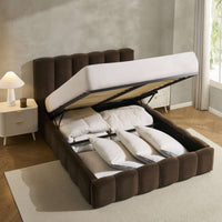 Cheshire Ottoman Storage Bed - Cappuccino — view 5 – image 5 of 14