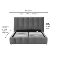 Cheshire Ottoman Storage Bed - Chenille Mushroom — view 14 – image 14 of 14