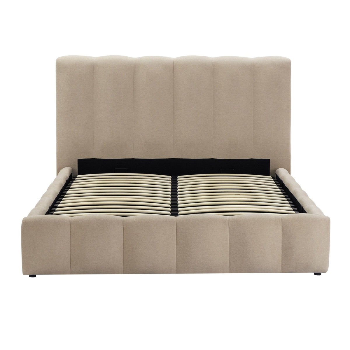 Cheshire Ottoman Storage Bed - Chenille Oatmeal — view 10