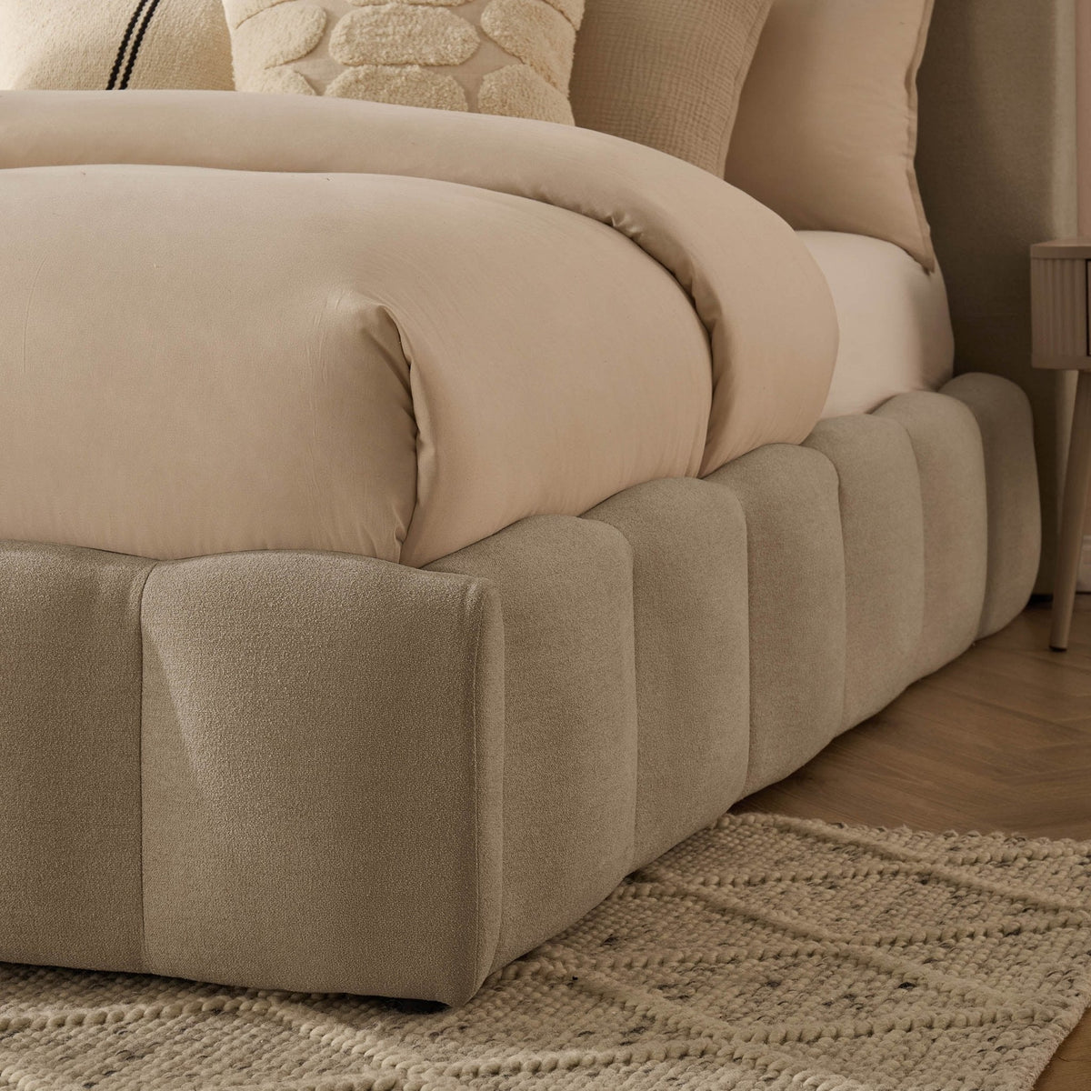 Cheshire Ottoman Storage Bed - Chenille Oatmeal — view 8