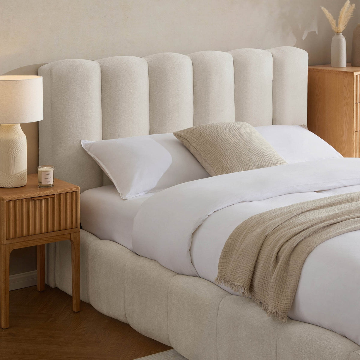 Cheshire Ottoman Storage Bed - Ivory — view 2