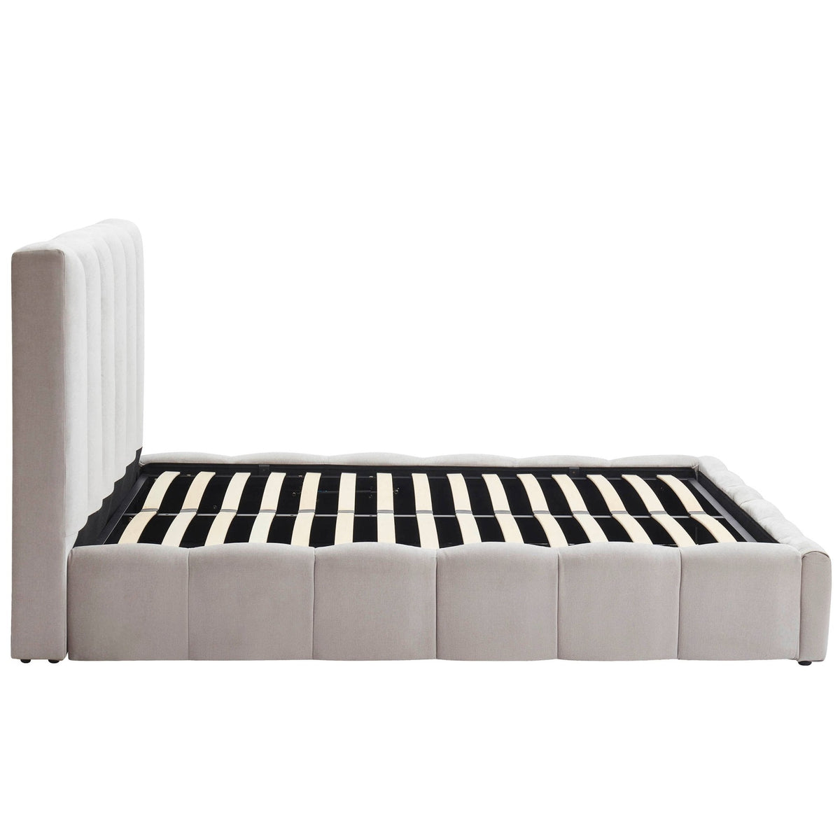 Cheshire Ottoman Storage Bed - Light Grey — view 9