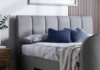 Copenhagen Upholstered Ottoman TV Bed - Mid Grey – image 3 of 7
