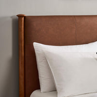 Dallas Bed Frame - Faux Leather Tan — view 5 – image 5 of 12