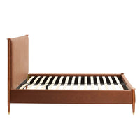 Dallas Bed Frame - Faux Leather Tan — view 8 – image 8 of 12