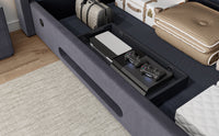 Amber 4.1 Multimedia Ottoman Storage TV Bed Frame — view 14 – image 14 of 21