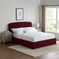 Hebden Ottoman Storage Bed - Berry — view 8 – image 8 of 14