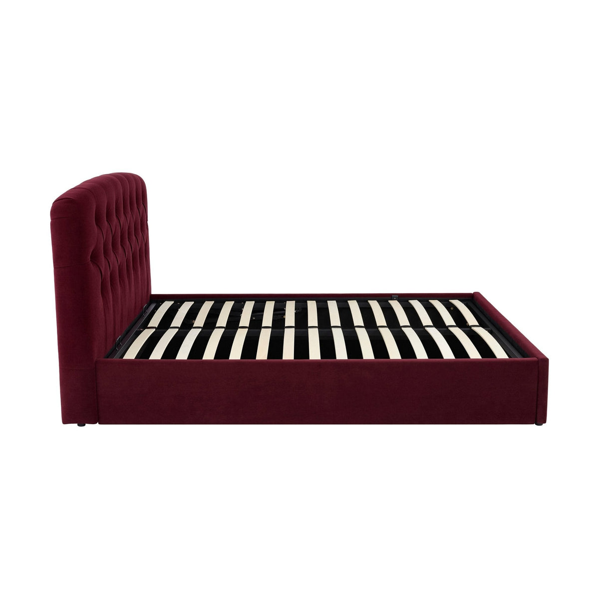 Hebden Ottoman Storage Bed - Berry — view 12