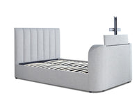 Lucille Upholstered TV Bed Mid Grey Bed Frame Only – image 8 of 10