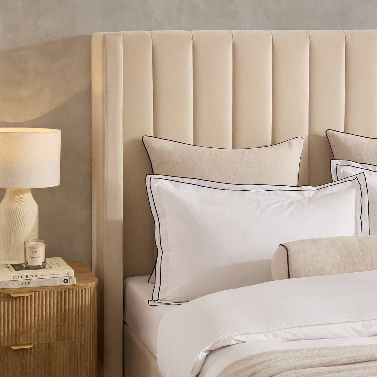Madison Ottoman Storage Bed - Ecru — view 6