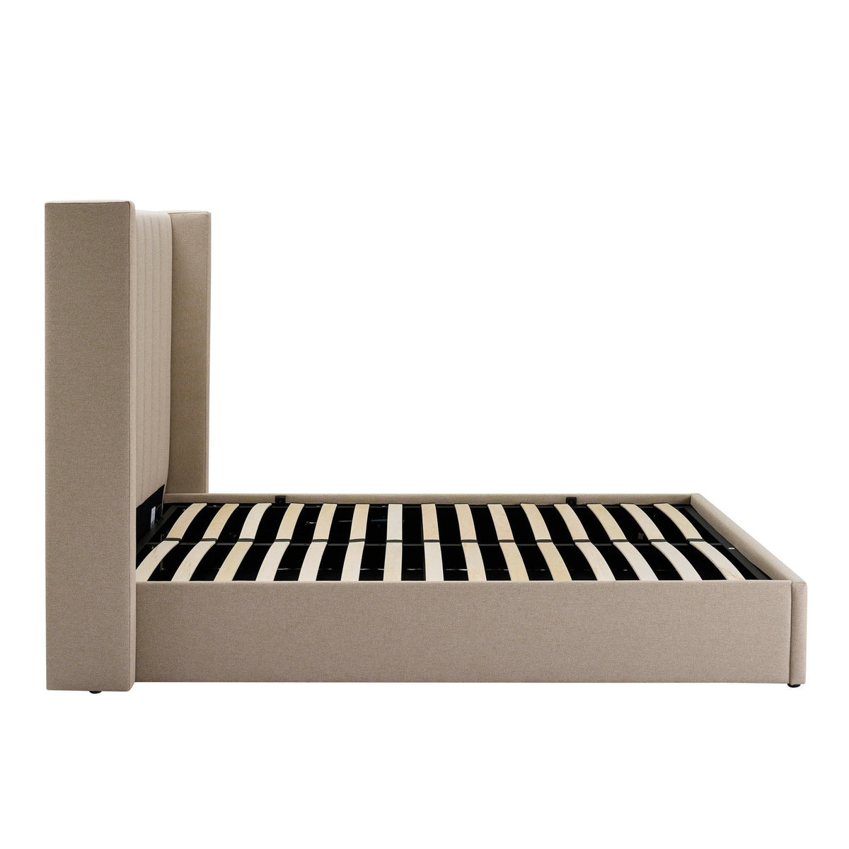 Madison Ottoman Storage Bed - Oatmeal — view 11