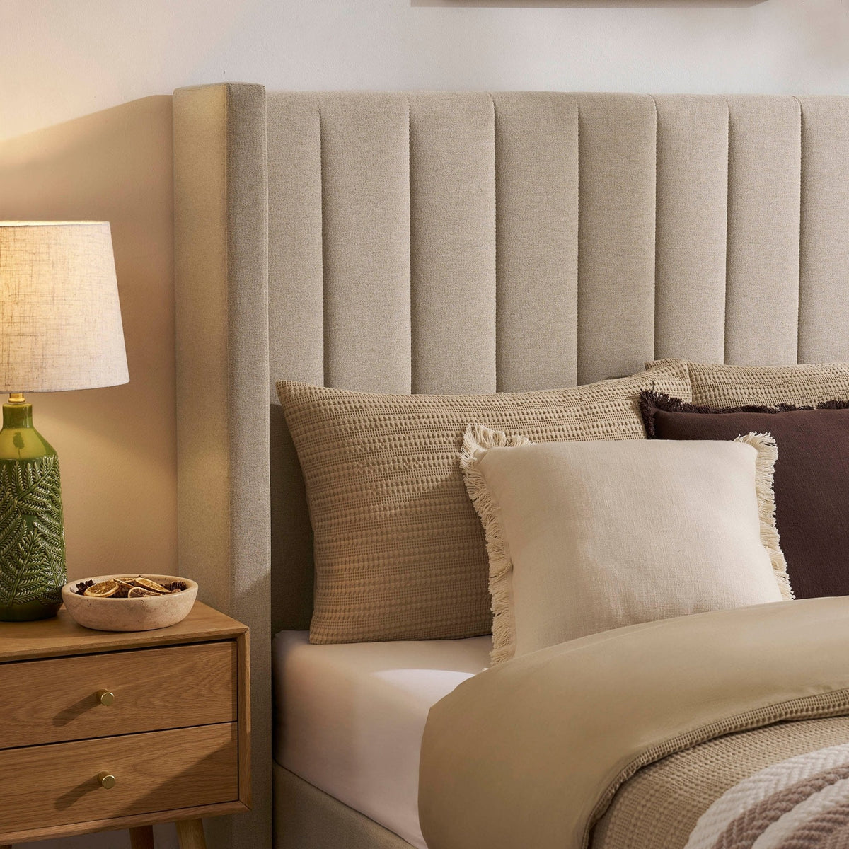 Madison Ottoman Storage Bed - Oatmeal — view 7