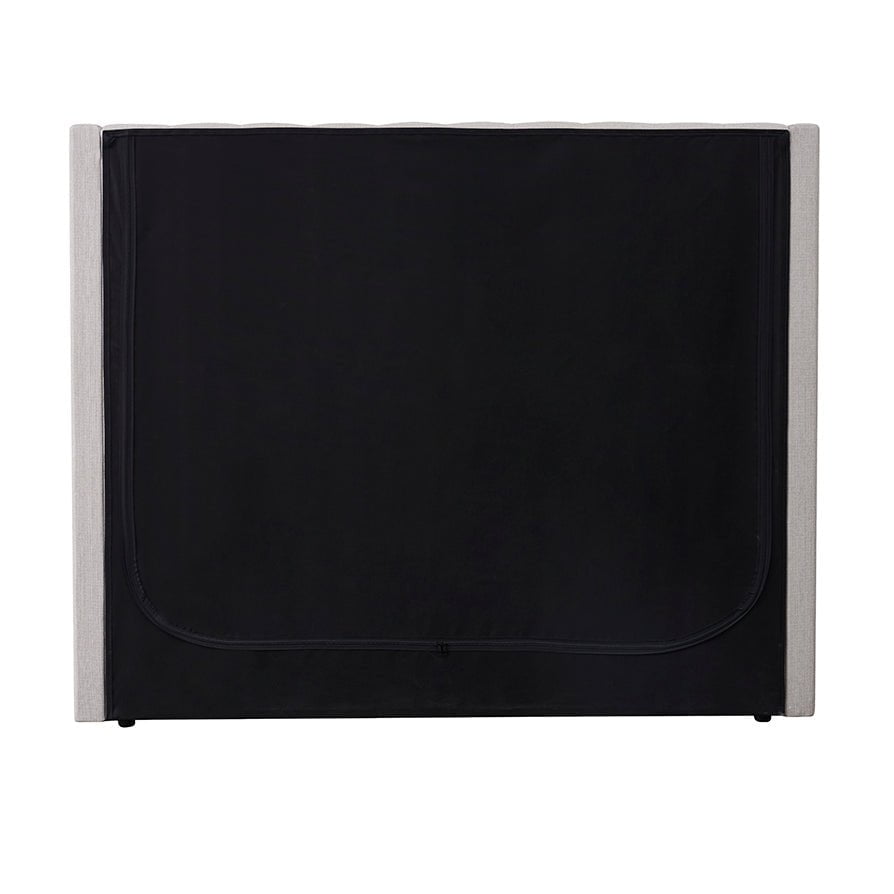 Madison Ottoman Storage Bed - Stone Grey — view 12