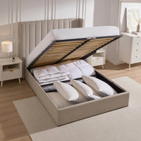 Madison Ottoman Storage Bed - Stone Grey — view 7 – image 7 of 12