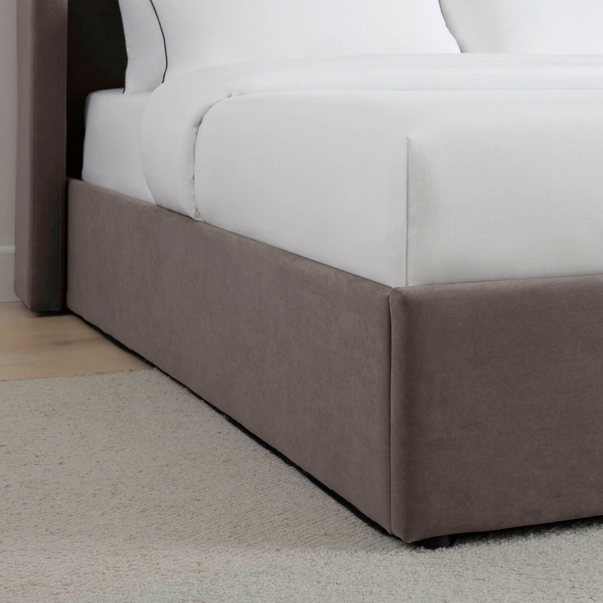 Madison Ottoman Storage Bed - Taupe — view 5