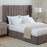 Madison Ottoman Storage Bed - Taupe — view 3 – image 3 of 12