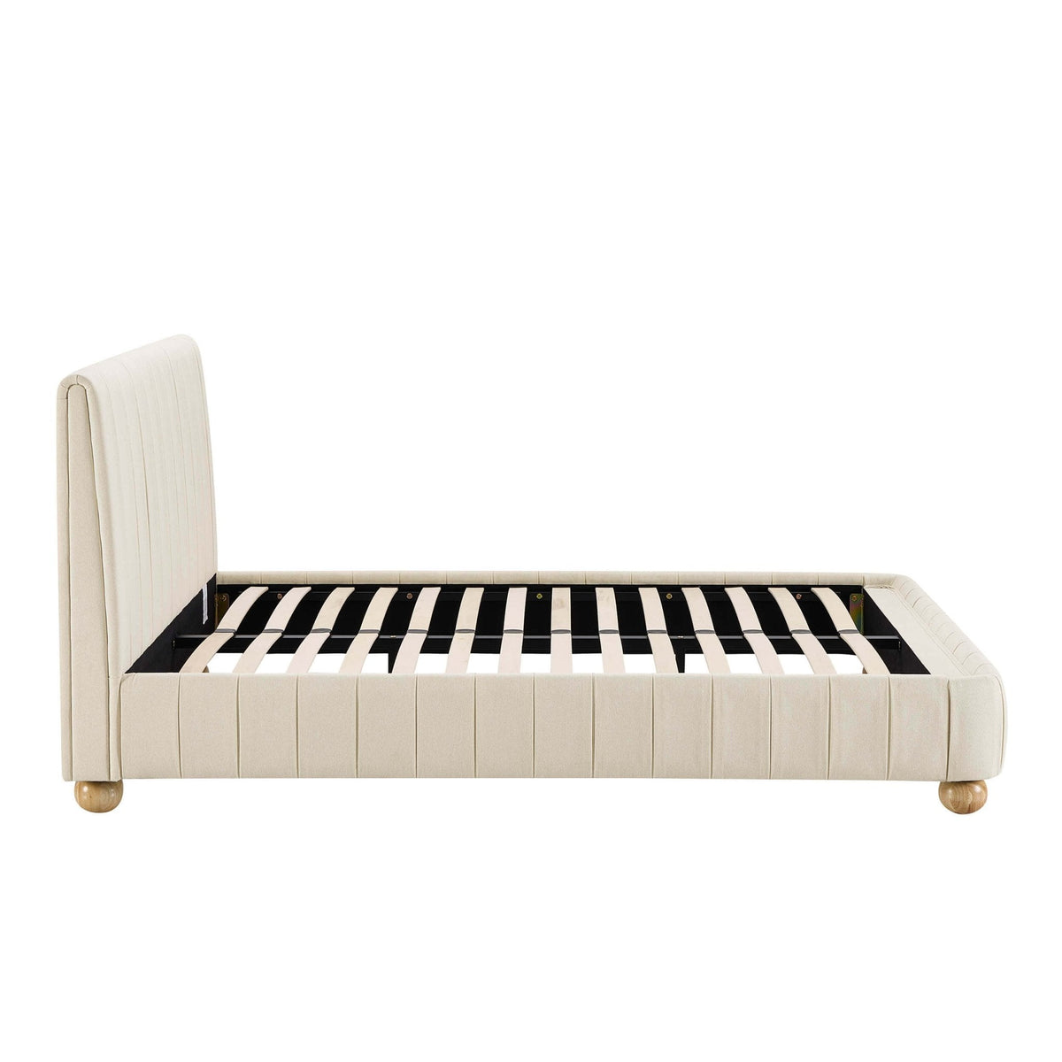 Malmo Bed Frame - Cream Linen — view 9