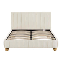 Malmo Bed Frame - Cream Linen — view 8 – image 8 of 13