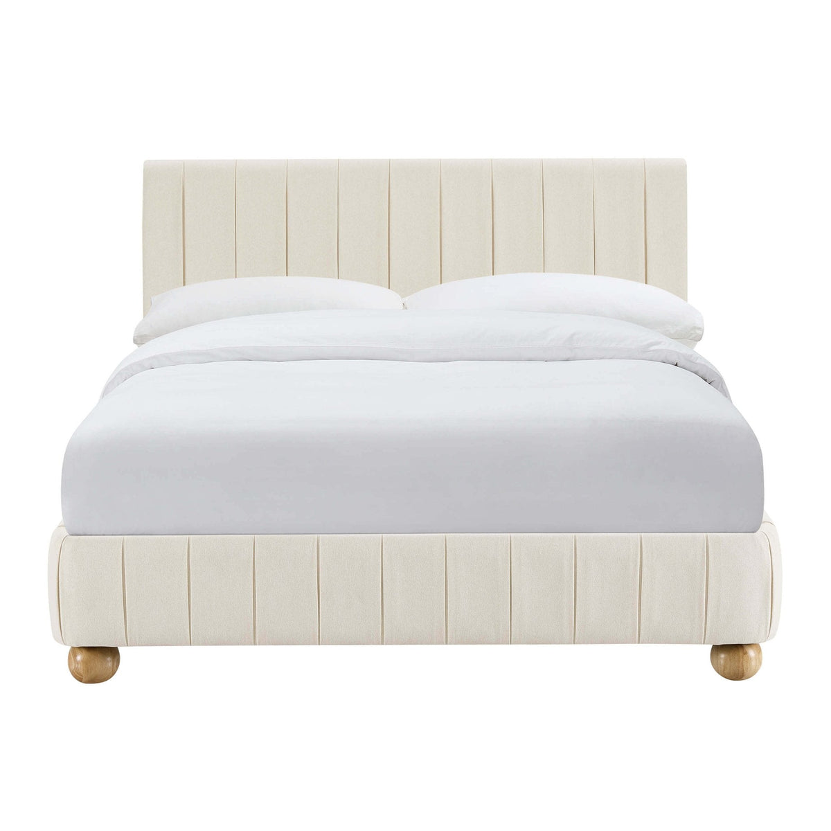 Malmo Bed Frame - Cream Linen — view 11