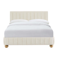 Malmo Bed Frame - Cream Linen — view 11 – image 11 of 13