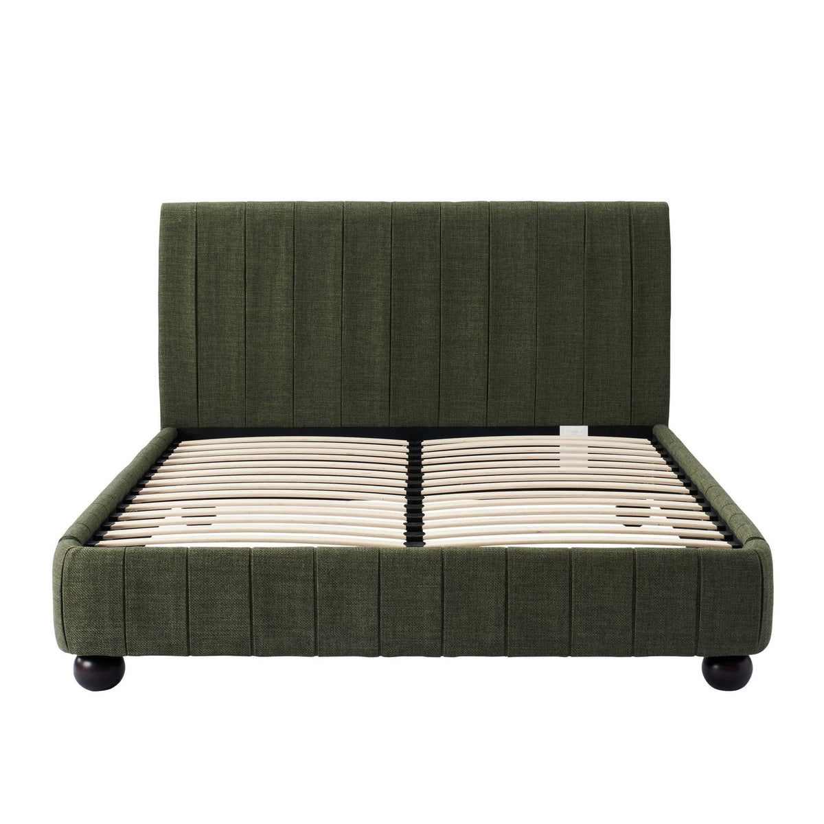 Malmo Bed Frame - Woven Pine Green — view 8