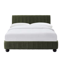 Malmo Bed Frame - Woven Pine Green — view 11 – image 11 of 13