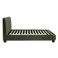 Malmo Bed Frame - Woven Pine Green — view 9 – image 9 of 13