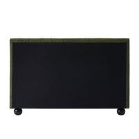 Malmo Bed Frame - Woven Pine Green — view 10 – image 10 of 13