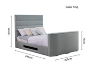 Mazarine Adjustable TV Bed Frame — view 4 – image 4 of 6