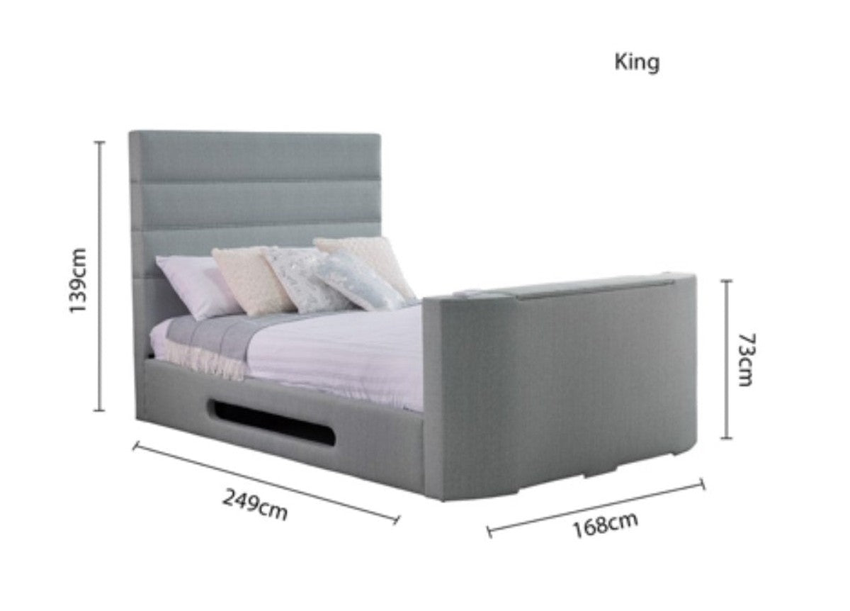 Mazarine Adjustable TV Bed Frame — view 5