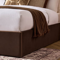 Melrose Ottoman Storage Bed - Cappuccino — view 8 – image 8 of 13