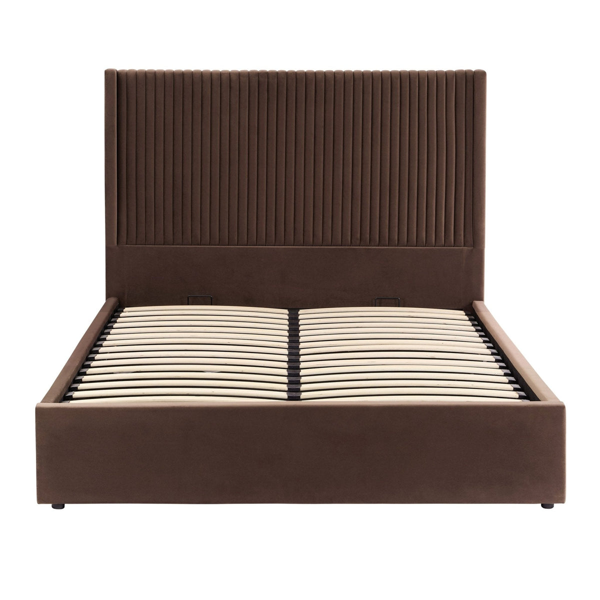 Melrose Ottoman Storage Bed - Cappuccino — view 9