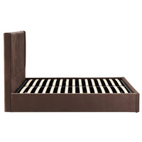 Melrose Ottoman Storage Bed - Cappuccino — view 11 – image 11 of 13