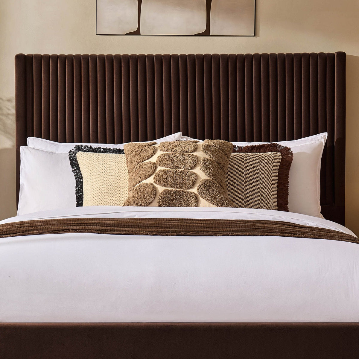 Melrose Ottoman Storage Bed - Cappuccino — view 6