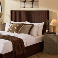 Melrose Ottoman Storage Bed - Cappuccino — view 4 – image 4 of 13