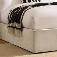 Melrose Ottoman Storage Bed - Chenille Ivory — view 6 – image 5 of 10