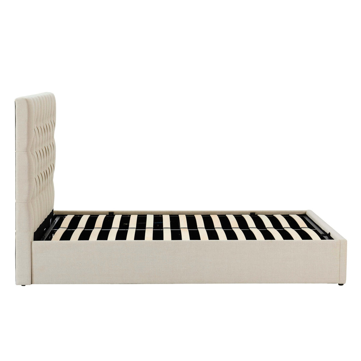 Middleton Ottoman Storage Bed - Beige — view 10