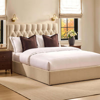 Middleton Ottoman Storage Bed - Beige — view 3 – image 3 of 14