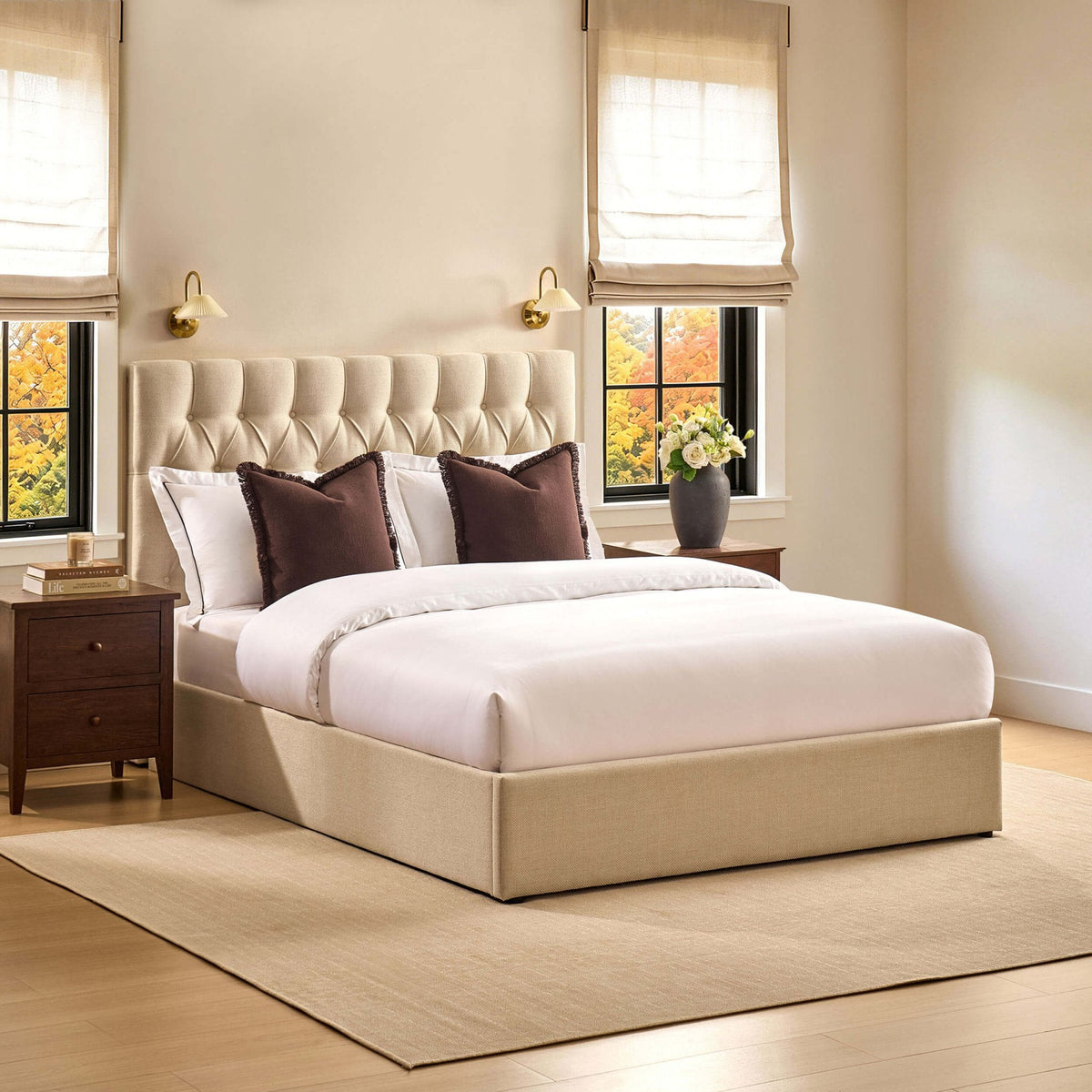 Middleton Ottoman Storage Bed - Beige — view 2