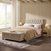 Middleton Ottoman Storage Bed - Oatmeal – image 1 of 14