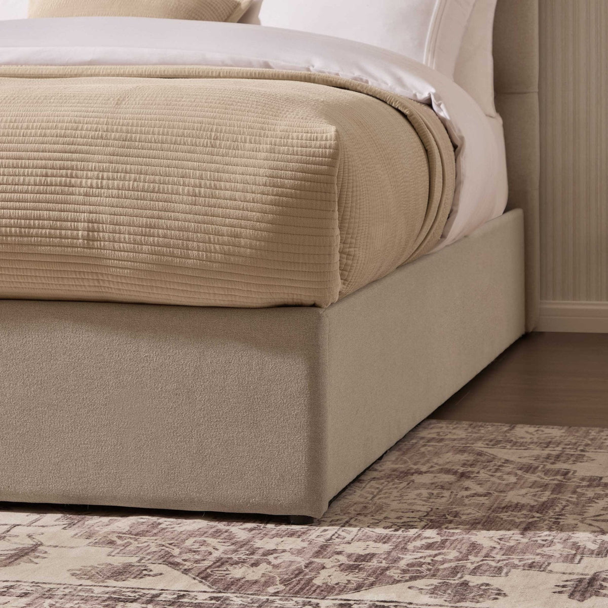 Middleton Ottoman Storage Bed - Oatmeal — view 7