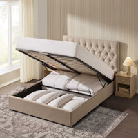 Middleton Ottoman Storage Bed - Oatmeal — view 8 – image 8 of 14