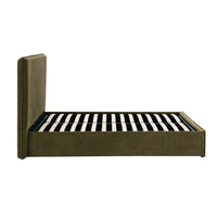 Oslo Ottoman Storage Bed - Chenille Olive — view 11 – image 11 of 14