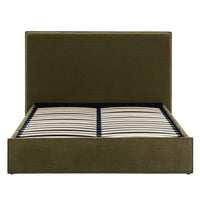 Oslo Ottoman Storage Bed - Chenille Olive — view 10 – image 10 of 14