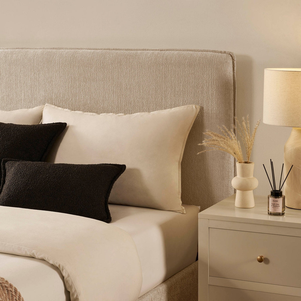 Oslo Ottoman Storage Bed - Textured Oatmeal — view 7