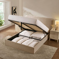 Oslo Ottoman Storage Bed - Textured Oatmeal — view 6 – image 6 of 14